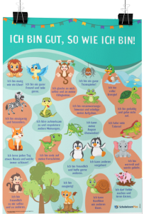 Poster "Affirmation", 5 Stück