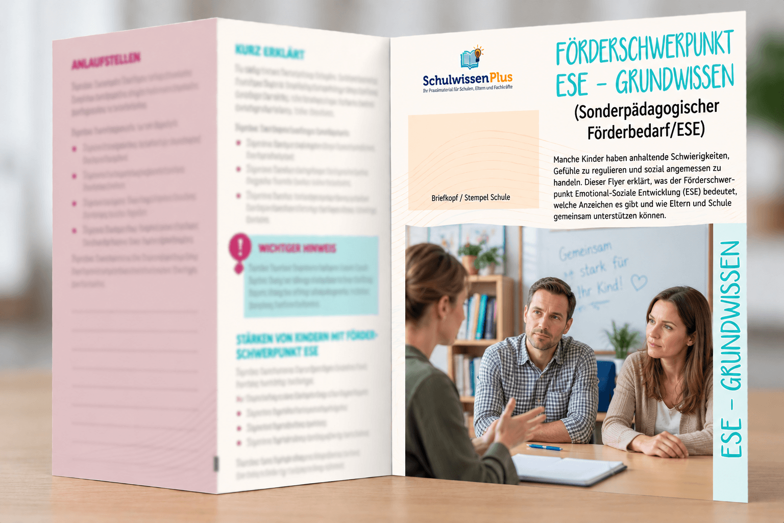Förderschwerpunkt ESE – Grundwissen (Sonderpädagogischer Förderbedarf/ESE)