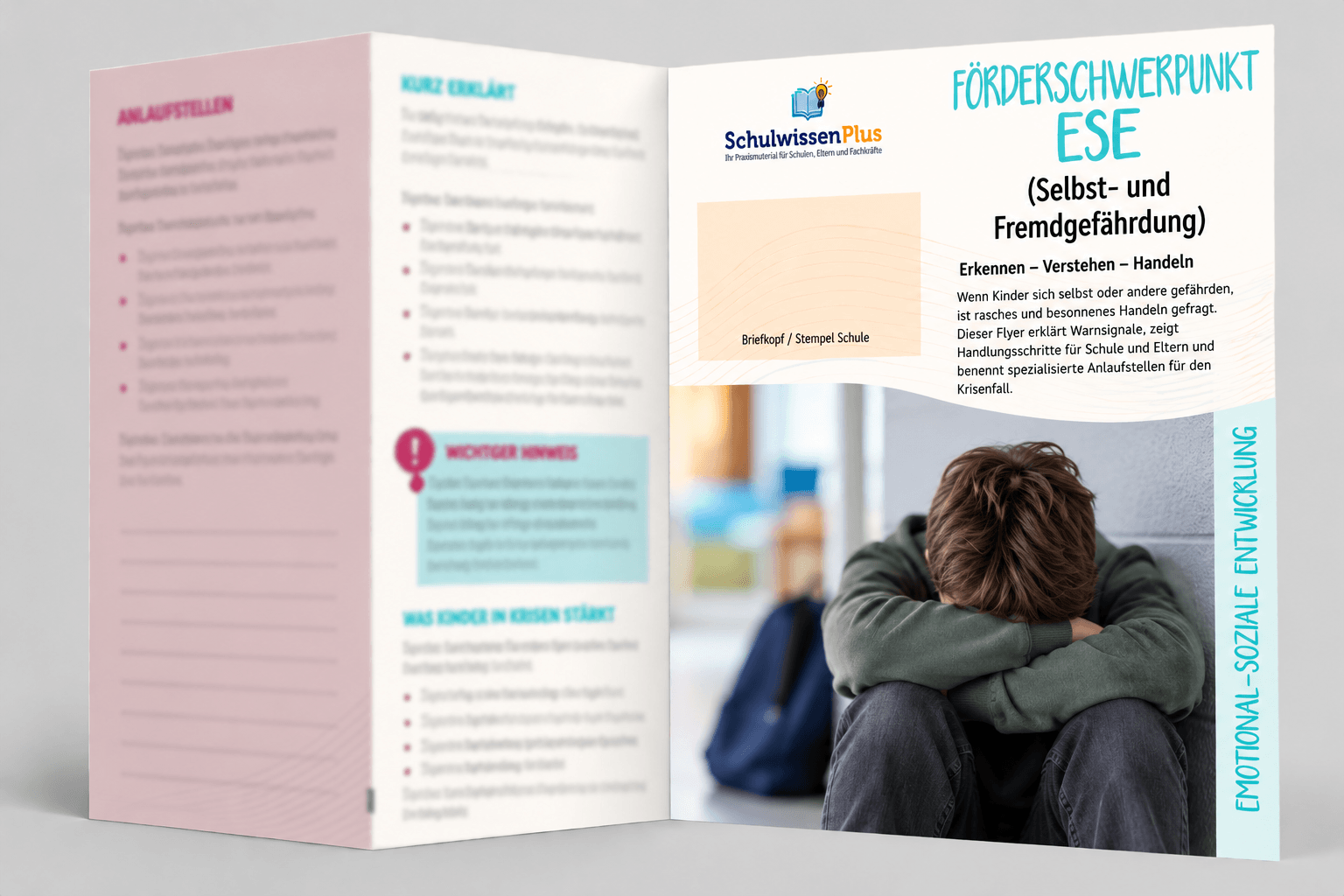 Förderschwerpunkt ESE (Selbst- und Fremdgefährdung)